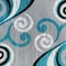 Flash Furniture Turquoise 5' x 7' Distressed Abstract Area Rug OKR-RG1100-57-TQ-GG - alternate 3